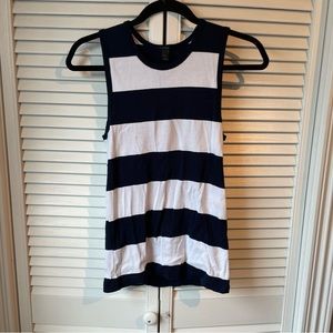 J. Crew Navy Wide Stripe Tank